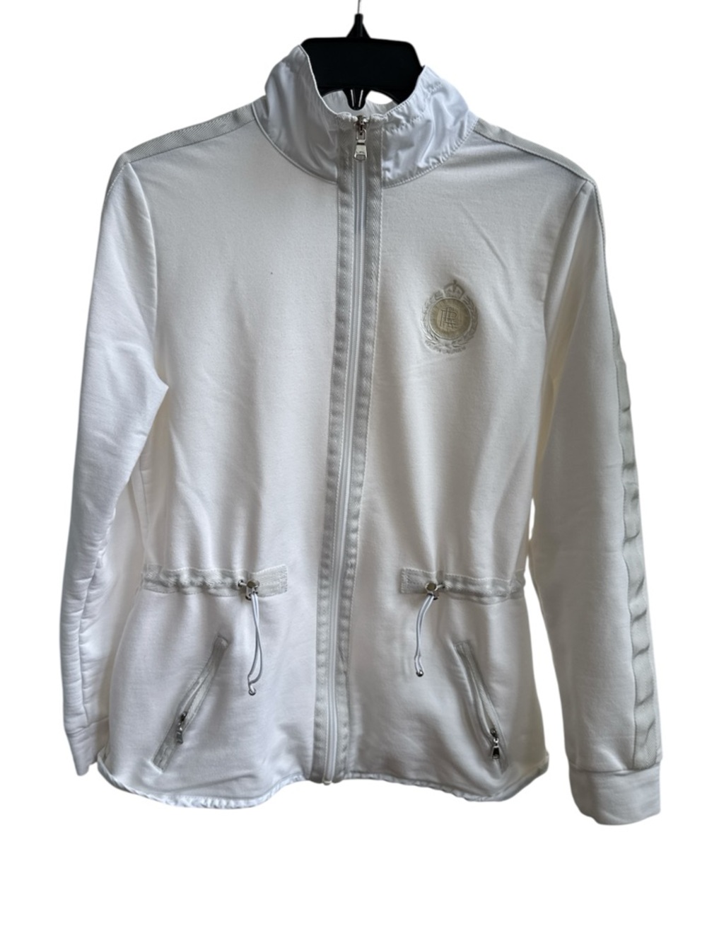 Lauren Ralph Lauren white activewear track jacket size S